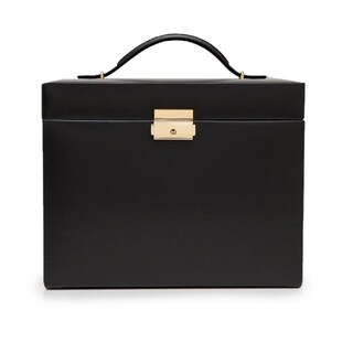 Foto 1 | Foto 1 | Joyero Wolf Heritage Medium Black Con Funda De Viaje - Venta Internacional.