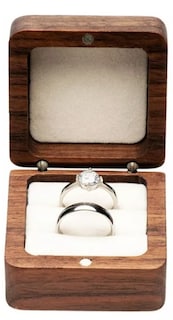 Foto 2 | Foto 2 | Caja De Madera Xtellar Nogal Anillos Marrón