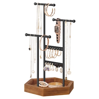 Foto 1 | Foto 1 | Soporte Para Joyas Songmics 4 Zonas Independientes Negro/marrón Ujjs03cb - Venta Internacional.