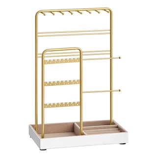 Foto 1 | Foto 1 | Soporte Para Joyas Songmics, Bandeja De Terciopelo Con Marco Metálico De Color Dorado - Venta Internacional.