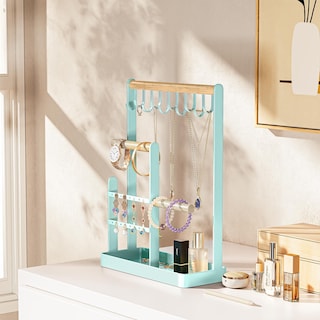 Foto 7 | Foto 7 | Soporte Organizador De Joyas Procase Para Collares, 4 Niveles, Azul - Venta Internacional.