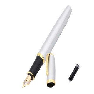 Foto 1 | Foto 1 | Pluma tipo Fuente High Monaco Mxlsx-001 1 Pieza color Plata 1 Tinta Negra