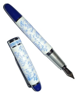 Foto 2 | Foto 2 | Pluma Tipo Fuentes Diseño Cursivo Mxxlp-007 1 PZA color Azul Tinta Verde