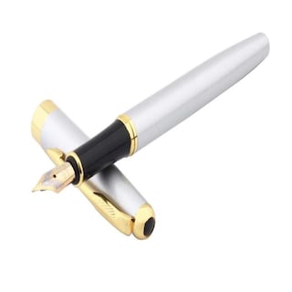 Foto 2 | Foto 2 | Pluma Tipo Fuente Ultra Fino High Mónaco Mxlsx-008 2 PZAS color Plata Tinta Verde