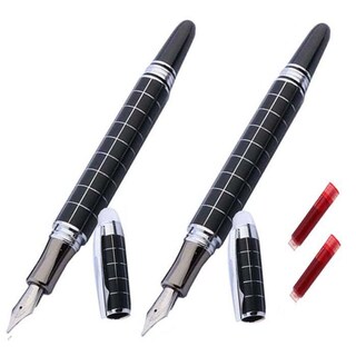 Foto 1 | Foto 1 | Bolígrafo Fuente Para Colegio High Monaco Mxbky-010 2piezas color Negro con 2 Tintas Roja
