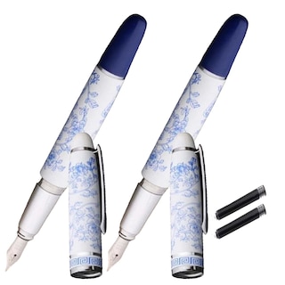 Foto 1 | Foto 1 | Plumas Tipo Fuentes De Uso Fácil Mxxlp-002 2 piezas color Azul con 2 Tintas Negra