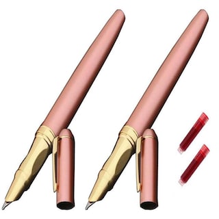 Foto 1 | Foto 1 | Bolígrafo Tipo Fuente Para Firmar High Monaco Mxlro-010 2 piezas color Dorado con 2 Tintas Roja