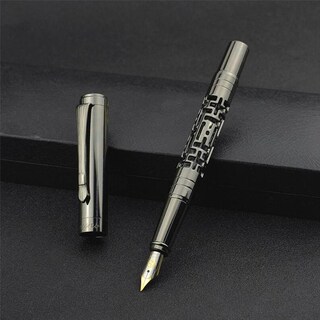 Foto 2 | Foto 2 | Pluma Fuente Trazo Fino High Monaco MXMBZ-002 color Negro 2 Piezas + 2 Tintas Negras