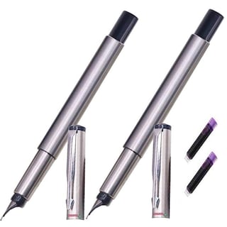 Foto 1 | Foto 1 | Pluma tipo Fuente High Monaco Mxswg-004 2 Piezas color Azul 2 Tintas Moradas