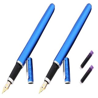 Foto 1 | Foto 1 | Plumas Fuente con Cartuchos High Mónaco Mxcyb-004 2 Piezas color Azul