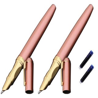 Foto 1 | Foto 1 | Bolígrafo Tipo Fuente Resistente High Monaco Mxlro-006 2 piezas color Dorado con 2 Tintas color Azul