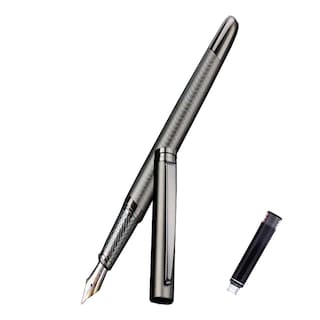 Foto 3 | Foto 3 | Pluma Fuente High Monaco MXSYG-002 color Gris 2 Piezas + 2 Tintas Negras