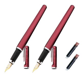 Foto 1 | Foto 1 | Bolígrafo Tipo Fuente Puntilla Fina High Monaco Mxluw-008 2 piezas color Rojo