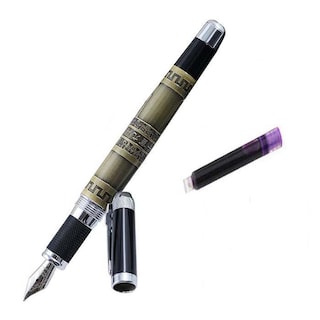 Foto 1 | Foto 1 | Bolígrafo tipo Fuente Punta Fina High Monaco Mxrra-003 1 Pieza color Marrón 1 Tinta Morada