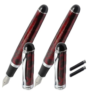 Foto 1 | Foto 1 | Plumas Tipo Fuentes Con Tintas High Monaco Mxgmr-002 2 Piezas Rojo