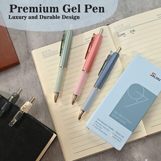 Foto 6 | Foto 6 | Bolígrafos de Gel Suin Premium 0,7 Mm Retráctiles 5 Piezas - Venta Internacional