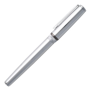 Foto 2 | Foto 2 | Pluma Estilográfica Hugo Boss Gear Metal Chrome Con Tinta Azul - Venta Internacional.