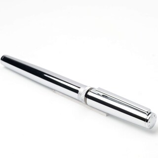 Foto 3 | Foto 3 | Pluma Estilográfica Hugo Boss Gear Metal Chrome Con Tinta Azul - Venta Internacional.