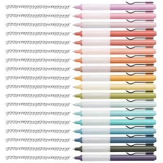 Foto 6 | Foto 6 | Bolígrafos De Gel Mr. Pen Retráctiles De Punta Fina De 0,5 Mm, 18 Unidades, Color Negro - Venta Internacional.
