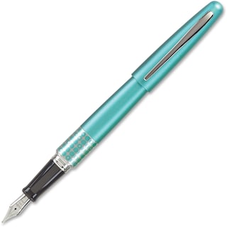 Foto 5 | Foto 5 | Pluma Estilográfica Pilot Mr Retro Pop Turquesa Con Punta Fina De Puntos - Venta Internacional.