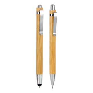 Foto 1 | Foto 1 | Pluma Táctil y Lapicero de Madera Promo Opción