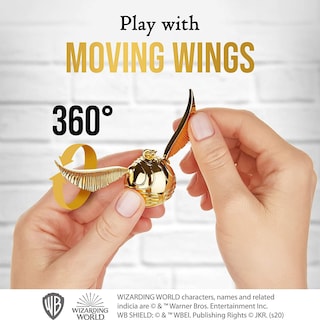 Foto 3 | Foto 3 | Venta Internacional- Llavero Harry Potter Golden Snitch Keychain Alas Móviles para Cremallera