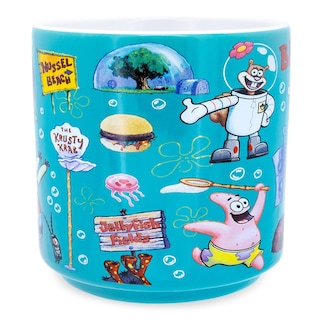 Foto 2 | Foto 2 | Taza De Café Con Diseño De Búfalo Plateado, Diseño De Bob Esponja, Braguita De Bikini, 390 Ml - Venta Internacional.
