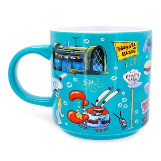 Foto 3 | Foto 3 | Taza De Café Con Diseño De Búfalo Plateado, Diseño De Bob Esponja, Braguita De Bikini, 390 Ml - Venta Internacional.