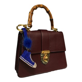 Foto 4 | Foto 4 | Llavero De Tenis Mini Pompón Pedrería Color Azul