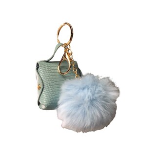 Foto 3 | Foto 3 | Llavero Bolsita Con Pompón Efecto Serpiente Color Azul