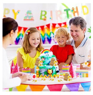 Foto 4 | Foto 4 | Llaveros De Animales Lab.g Regalo Para Decoración De Baby Shower 24 Pzs, Tigre