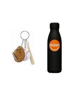 Foto 1 | Foto 1 | Llavero De Béisbol Guantes 3 En 1 + Gratis Termo Güish De Regalo