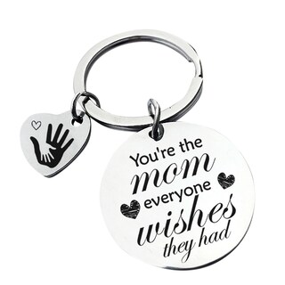 Foto 1 | Foto 1 | Juego De Llaveros De Acero Inoxidable Para Madre E Hija Regalo - Venta Internacional.