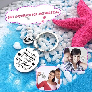 Foto 2 | Foto 2 | Juego De Llaveros De Acero Inoxidable Para Madre E Hija Regalo - Venta Internacional.