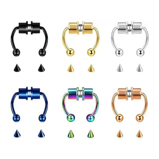 Foto 3 | Foto 3 | Piercing Magnético Intercambiable color Negro para Nariz