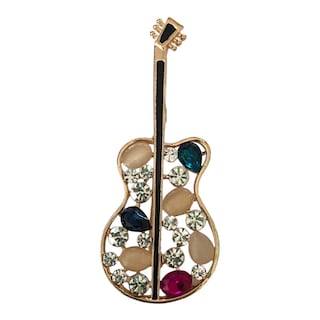 Foto 1 | Foto 1 | Broche Para Ropa De Mujer Guitarra Multicolor