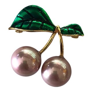 Foto 2 | Foto 2 | Broche Para Ropa De Mujer Cerezas Rosas