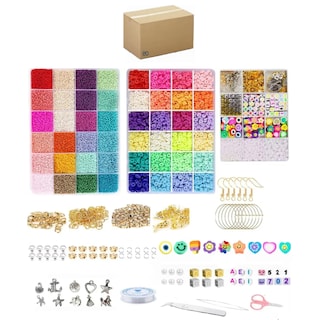 Foto 1 | Foto 1 | Kit Para Hacer Pulseras Cuentas 17800 Pcs Eo Safe Imports Esi-19639 Multicolor