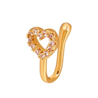 Foto 2 | Foto 2 | Anillo Nasal Falso En Forma De U Con Forma De U Y Forma De Mariposa Con Diamantes - Venta Internacional.