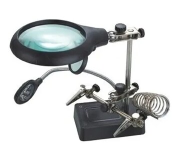 Foto 1 | Foto 1 | Lupa con Caimanes y Luz Led Obi de 2.5 10x