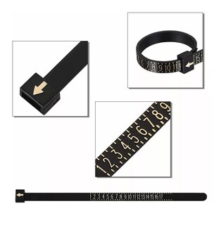 Foto 4 | Foto 4 | Juego De Medidor De Anillos Y Anillero De Plástico, 3 Piezas Violeta