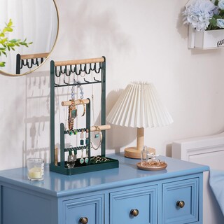 Foto 7 | Foto 7 | Organizador De Joyas Procase, Soporte Para Joyas De 5 Niveles, Color Verde - Venta Internacional.
