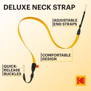 Foto 2 | Foto 2 | Correa Para El Cuello De La Cámara Kodak Deluxe Cómoda Y Desmontable - Venta Internacional.