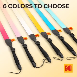 Foto 3 | Foto 3 | Correa Para El Cuello De La Cámara Kodak Deluxe Cómoda Y Desmontable - Venta Internacional.