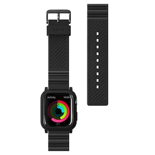 Foto 1 | Foto 1 | Correa para Apple Watch Serie 7 /6 /5 /4 44mm Laut Impkt Negro
