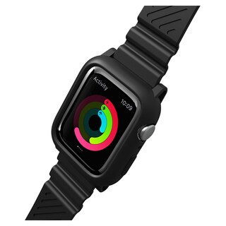 Foto 3 | Foto 3 | Correa para Apple Watch Serie 7 /6 /5 /4 44mm Laut Impkt Negro