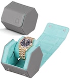 Venta Internacional- Funda De Viaje De Cuero Para Reloj Para Hombre