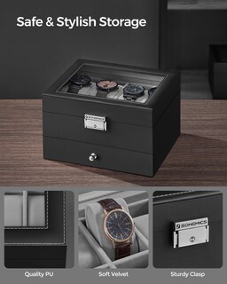 Foto 3 | Foto 3 | Estuche para Relojes Songmics 8 Ranuras - Venta Internacional
