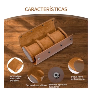 Foto 4 | Foto 4 | Estuche para Relojes 3 Rejillas Lab.g Café