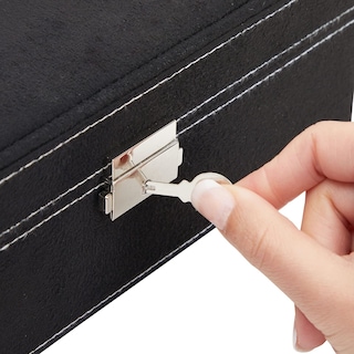Foto 7 | Foto 7 | Joyero Organizador Juvale Velvet De 2 Capas Con Cierre Para Viajes - Venta Internacional.